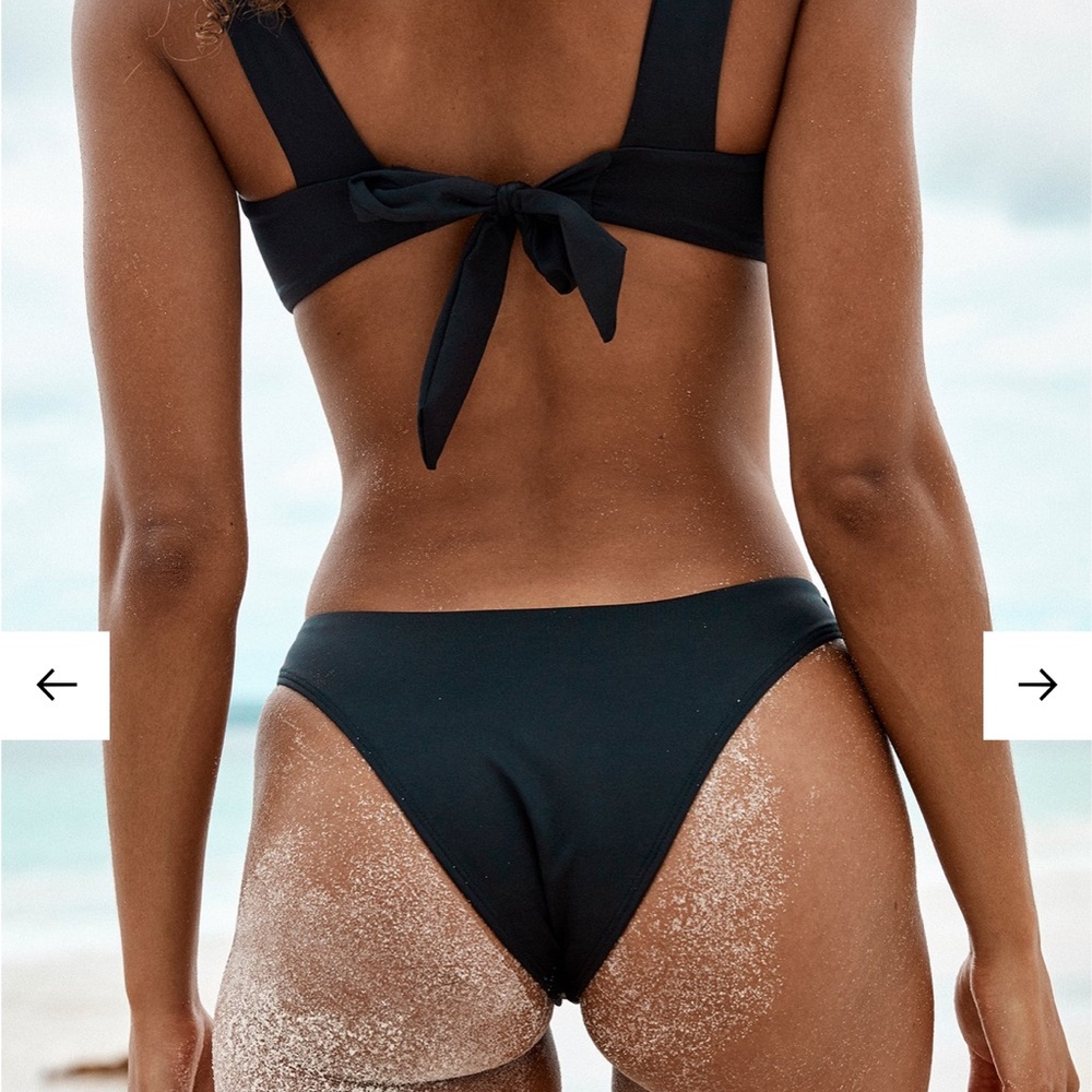 Monday Swimwear Black Byron Bikini bottom